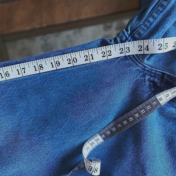 Vtg youth high-waisted tapered blue jeans - Picture 11 of 11